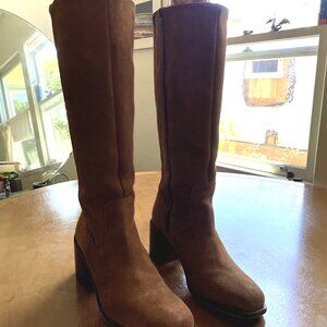 Knee high block heel boots, size 10 from Patina of Portland Leather Goods NiB